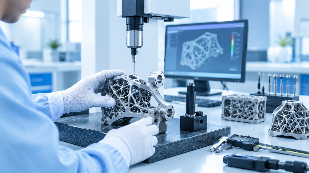 Quality inspection for 3D printed parts