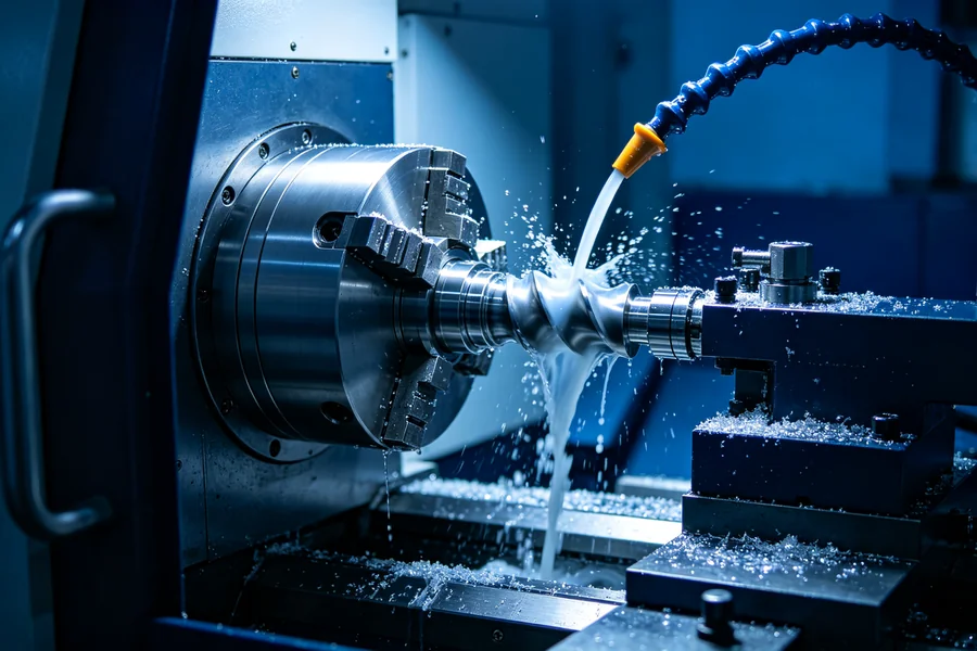 Mill turn cnc lathe machining