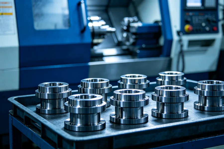 CNC turning mass production workshop