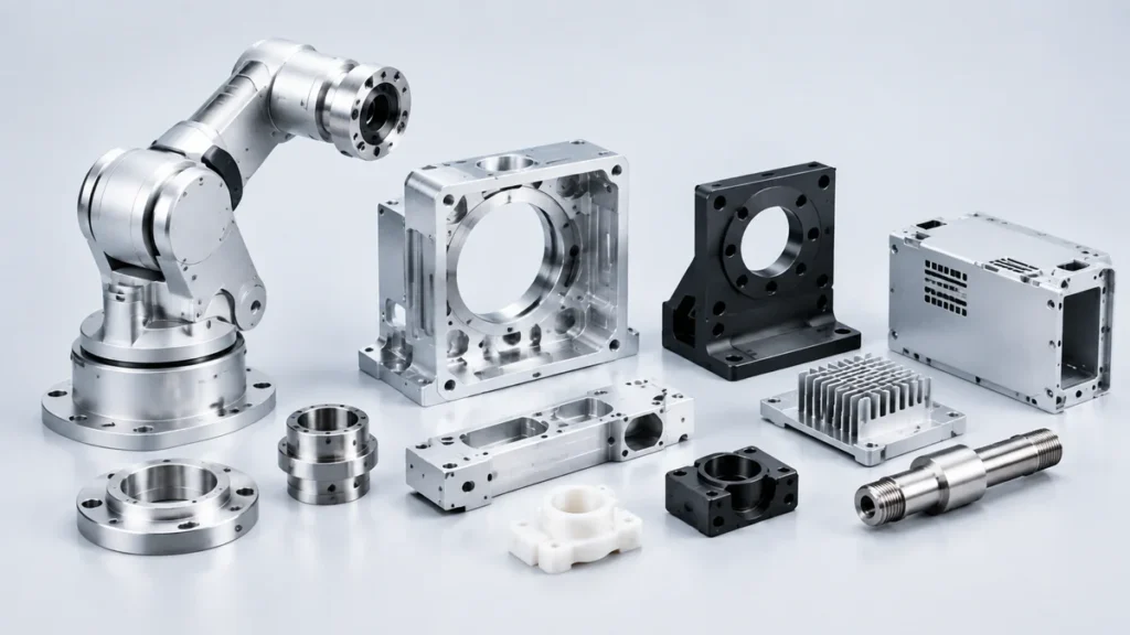 CNC machined parts for automation, industrial machinery and home appliance applications